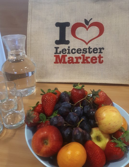 Leicester_CCD's tweet photo. When possible we will use fresh fruit from @LE1Market for our #Leicesterchangingdiabetes meetings. Our market is the largest covered market in Europe and is a huge asset for #LeicesterCity in the fight against #urbandiabetes #preventType2 https://t.co/BiyS5FMPq0