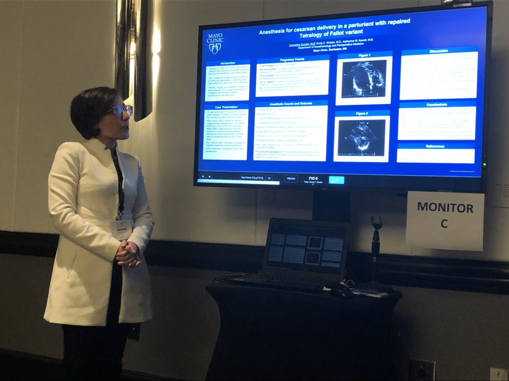 emilysharpe's tweet image. Management of complex patient with tetralogy of fallot for cesarean delivery presented by @MayoAnesthesia resident @gurrieri_carmen #SOAPAM2018 #OBAnes @arendt_katie