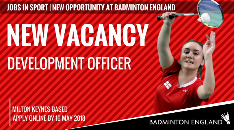 BadmintonEnglnd's tweet photo. #JobsinSport | We are hiring
An opportunity has arisen for us to appoint a Development Officer to support the delivery of our Discover Badminton objectives and increase self-generated revenue.

Find out more and apply online: https://t.co/Yi9HUsrmrB https://t.co/JFDzyS8B48