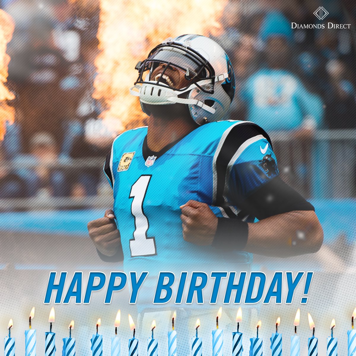 NFLOffical's tweet photo. Happy Birthday CAAAAMMMM‼️ https://t.co/2fVW2tzgXG