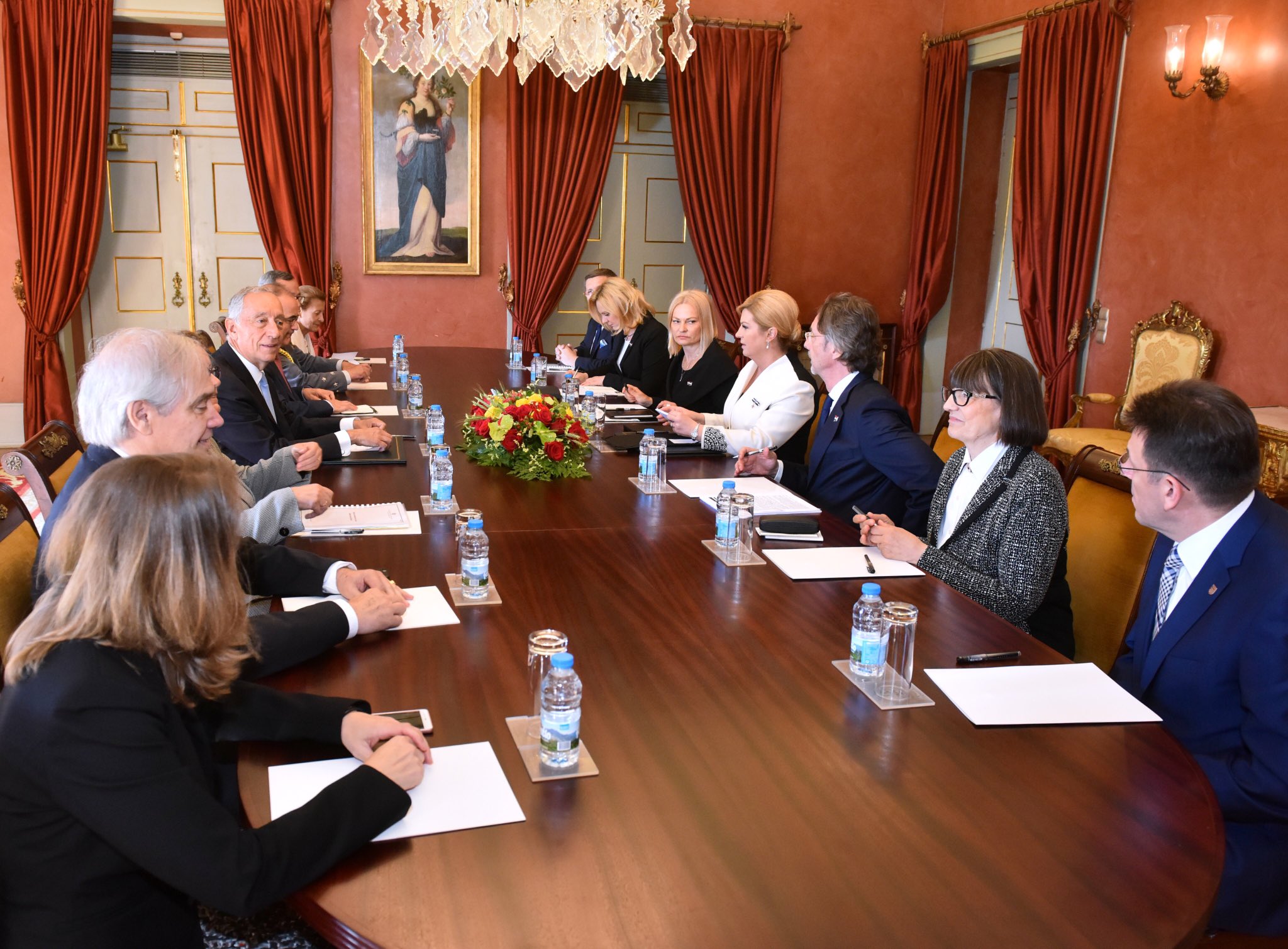 Kolinda Grabar Kitarovic On Twitter On Bilateral Eu And Global Agenda With Marcelo Nuno Duarte Rebelo De Sousa President Of The Portugueserepublic