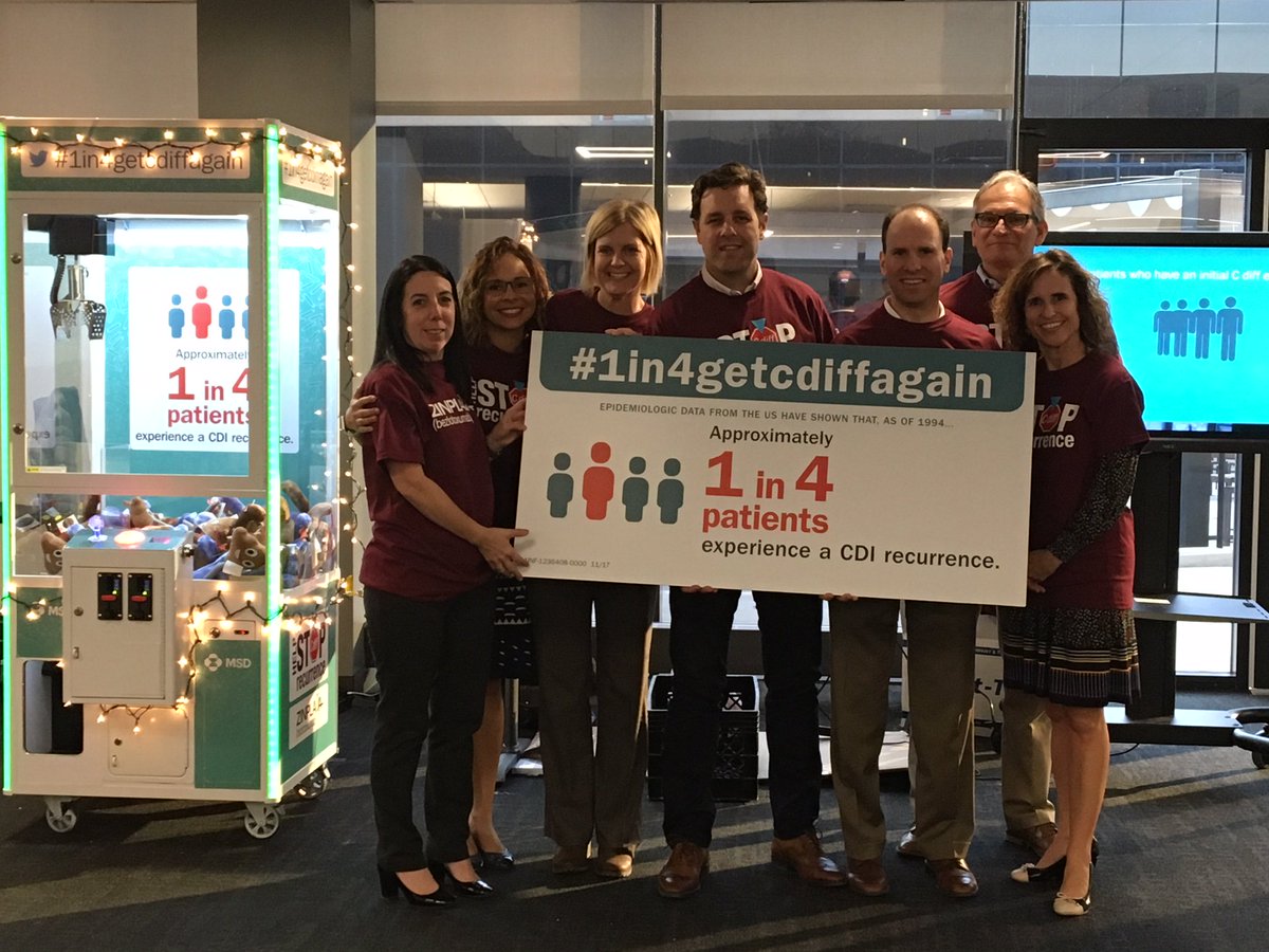 MSDInvents's tweet photo. We are committed to helping lower the recurrence of C diff. #1in4GetCDiffAgain #InventingForLife https://t.co/GCSmbcp8Jy