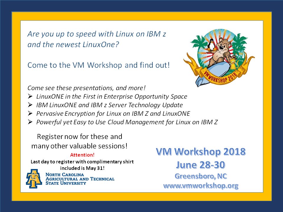 VM Workshop (@vm_workshop) on Twitter photo 