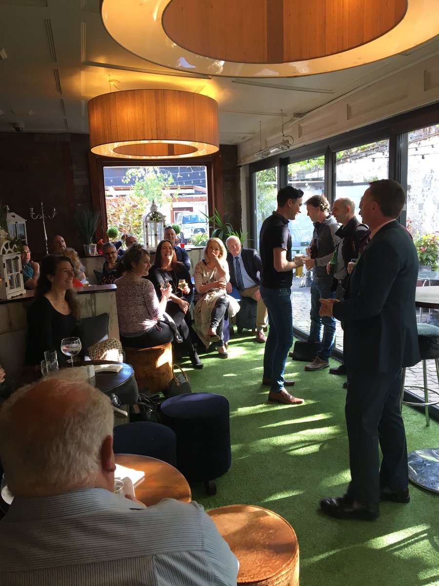 FounderFridayK's tweet photo. Brilliant evening and great turn out for this months Founder Friday Kerry. @jerrykennelly shared his fascinating entrepreneurial story to date leaving everyone feeling very inspired!! Thanks to @BOIstartups, @traleechamber and @ittralee for supporting these great events! https://t.co/jMRCsLaCi9