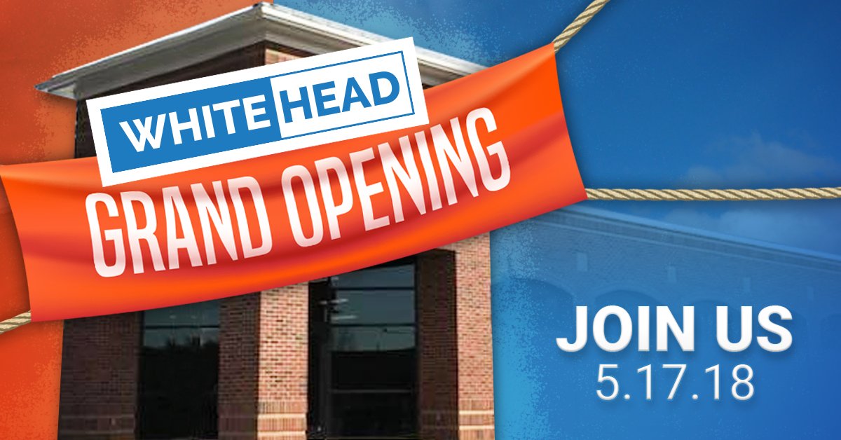 whindustrial's tweet image. Whitehead's big day is less than a week away! On Thursday, May 17th, join us as we open our brand new showroom to the public. Come see how the new building will better serve our loyal customers and our community. facebook.com/events/1599545…