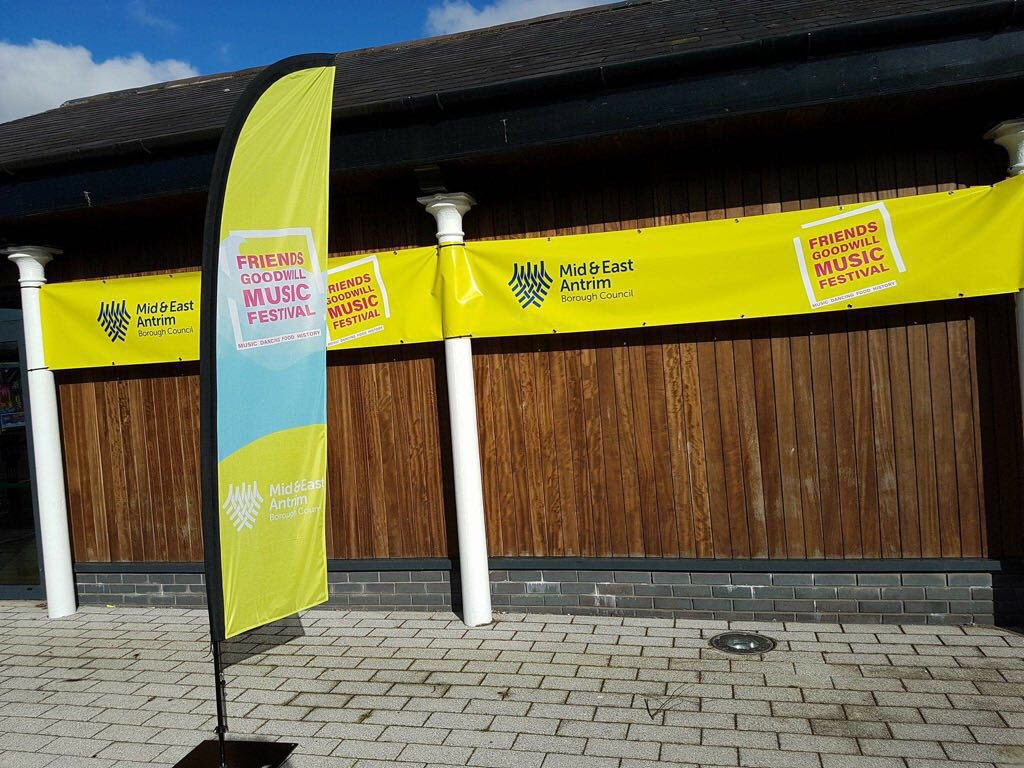 mea_bc's tweet photo. Yes we can confirm that it is blue sky that you see🌤

We’re all set for Friends Goodwill Music Festival starting tomorrow - Broadway from 11am and then Larne Market Yard from 3pm to late!

Larne - we are ready for you! 

#FriendsGoodwill #Larne https://t.co/yd0tG5yZyu