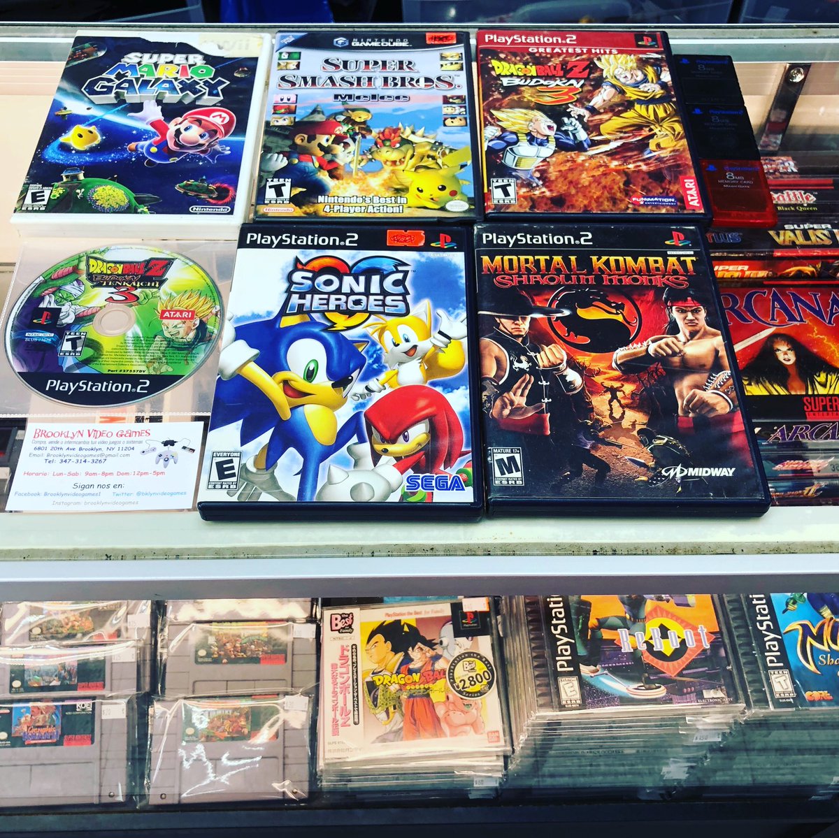 bklynvideogames's tweet image. Some of today’s trade-Ins #supermariogalaxy #supersmashbrosmelee #dragonballzbudokai3 #dragonballzbudokaitenkaichi3 #sonicheroes #mortalkombatshoalinmonks #videogames #nyc #brooklyn #nintendo #wii #sony #ps2