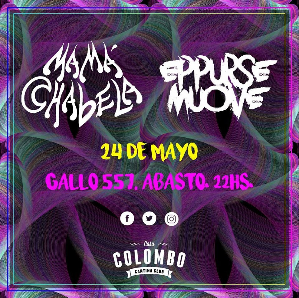 Porque creemos en una energía sanadora...  que nos proyecte hacia un lugar mejor para todes, nos unimos a preparar algo tremendamente lindo! junto a seres que amamos... <3 Eppurse Muove &amp; Mama Chabela ♪ ♫ 
en <a href="/CasaColomboCC/">Casa Colombo</a>  
<a href="/EppurseMuove/">Eppurse Muove</a>  
<a href="/mamitachabela/">Mamá Chabela</a>