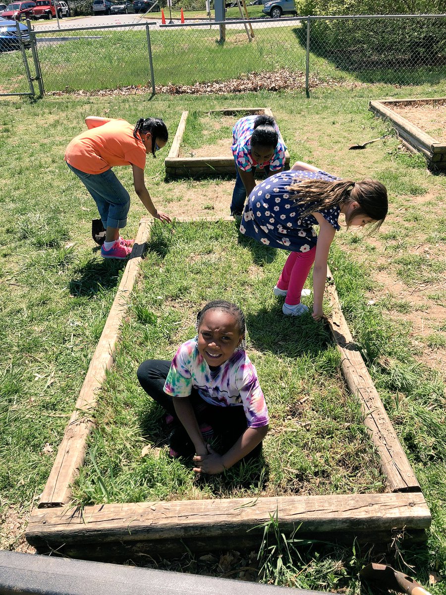 jamee_dion's tweet photo. Super proud of this transformation #gardenclub #passionproject @lisaUNCWmom #farmtotable https://t.co/xsjKdnZOai