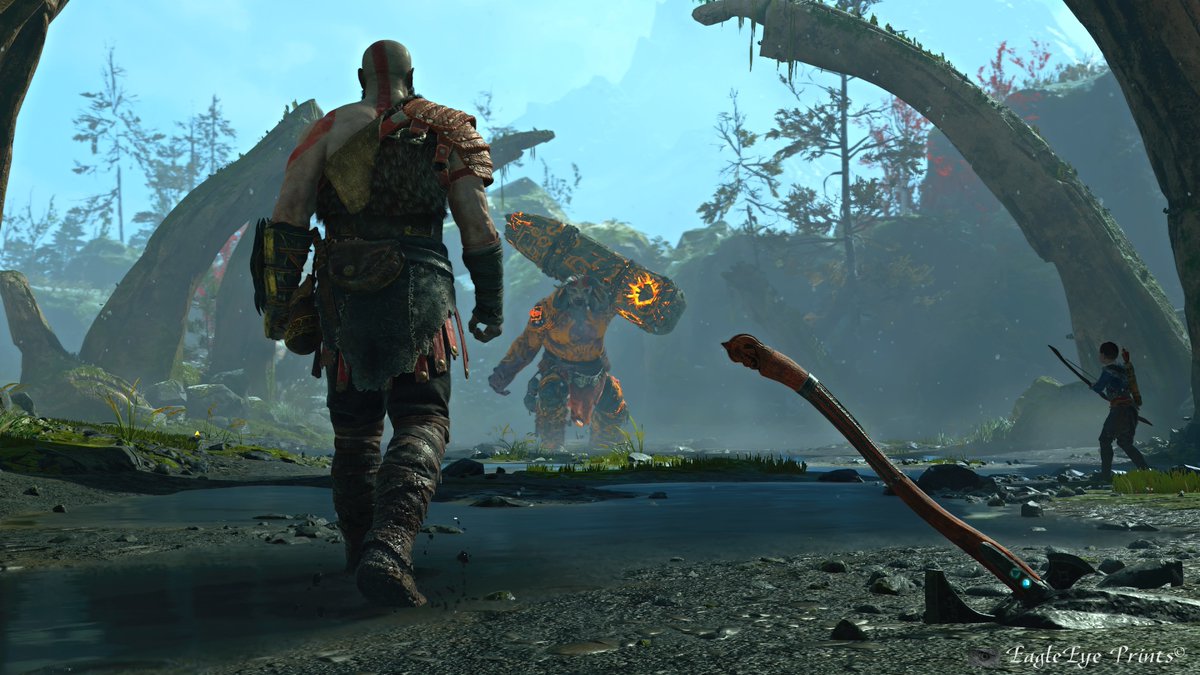 EagleEyePrints's tweet photo. Ready for a fight. @SonySantaMonica @PlayStation @sony @PlayStationMag #GodOfWar4 #godofwar #GodofWarPS4 #gaming #photomode #ps4share #psblog https://t.co/s9Gm0fdiS0