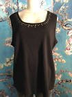 dejavugarbposh's tweet image. Venezia Lane Bryant Plus 2X Black Studded Scoop Neckline Sleeveless Tank Top Available 4U #plustank #studdedtank #tankplus rover.ebay.com/rover/1/711-53…