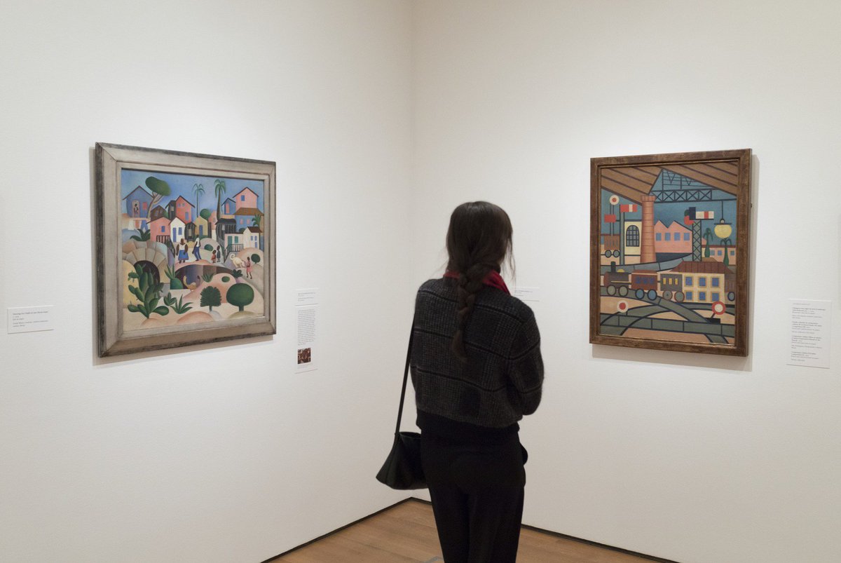 MuseumModernArt's tweet photo. On Tuesday, May 15, we welcome @MoMAmembers and their guests to enjoy exclusive after-hours access to #TarsilaMoMA and #AdrianPiper with educators on hand to offer insights about the works on view. Learn more at https://t.co/Ktm2y3UAC9 https://t.co/aqKD6K28l4