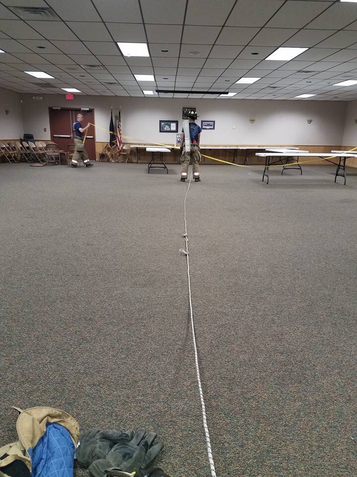 Last night members drilled on search and rescue techniques and also participated in a refresher on large area searches.