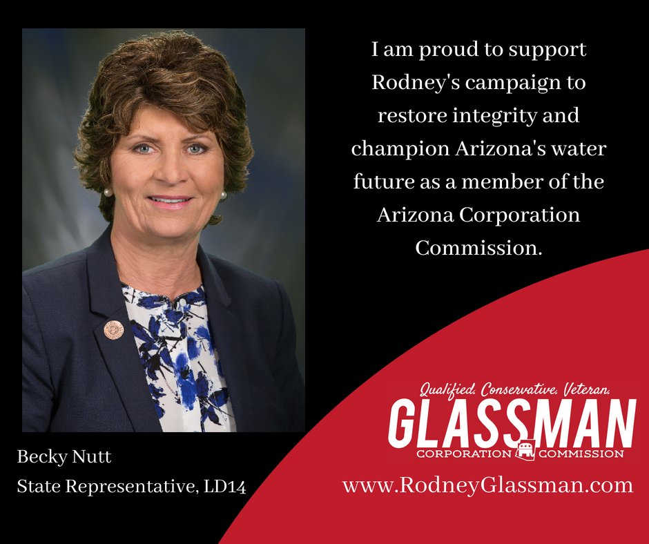rodneyglassman's tweet photo. Thank you Representative Becky Nutt for your endorsement! @beckynutt3 is a leader in community development. Like me she believes in community involvement &amp; is committed to helping her community and the great state of Arizona. @AZGOP @CochiseGOP @Pima_GOP @AzGOPDist3 #grahamgop https://t.co/n1jKmJJeV2