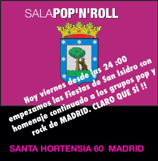 #FiestasDeSanIsidro #PopEnEspañol #MovidaMadrileña #GruposDeMadrid #SanIsidro #Madrid #RockEspañol #HombresG #Latino