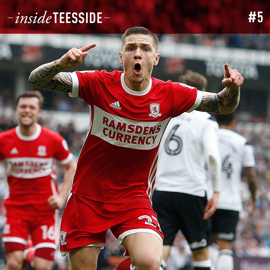 enjoyteesside's tweet photo. There’s only one place to start with this week’s #InsideTeesside - and it’s the biggest game of #Boro ’s season. We go head to head with Aston Villa in the first leg of the Play-Off semi-final tomorrow, with a place at Wembley awaiting the winner over two legs! https://t.co/BkceJUzl7A