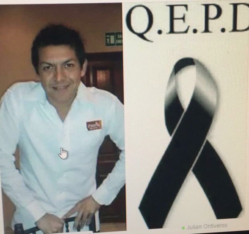 QEPD. Miguel Paz chofer de #Uber que asesinaron la madrugada de hoy viernes en San Pedro. Resignación para familiares y amigos 🙏🏻