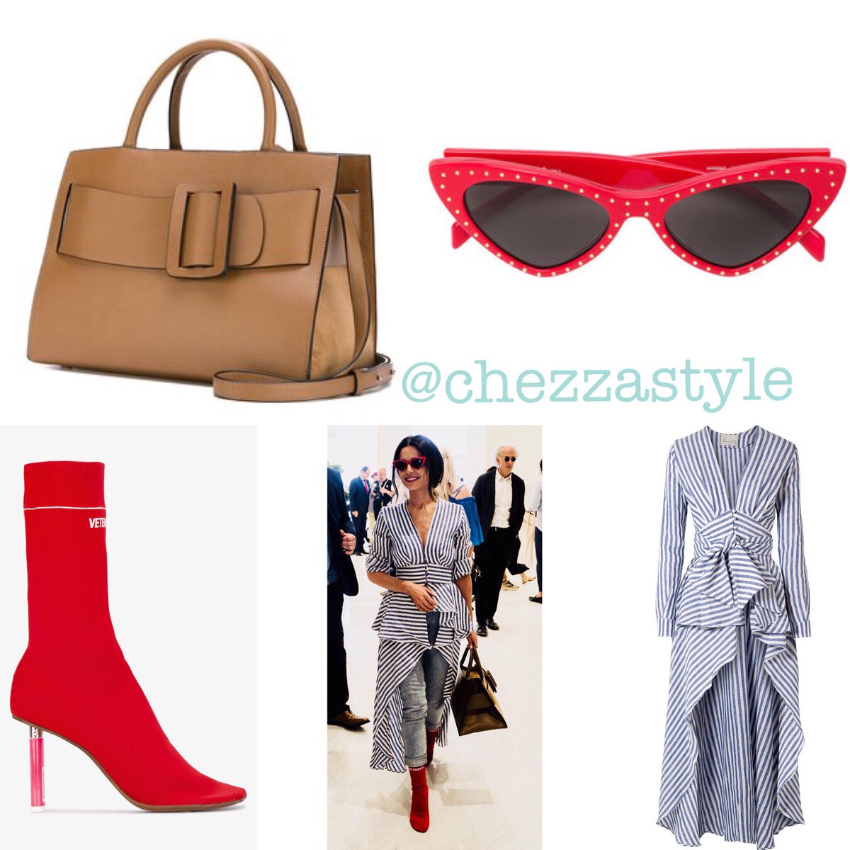 ChezzaStyle's tweet image. Cheryl’s Cannes Style. #BOYY #Moschino #Vetements #JohannaOrtiz #Cannes2018