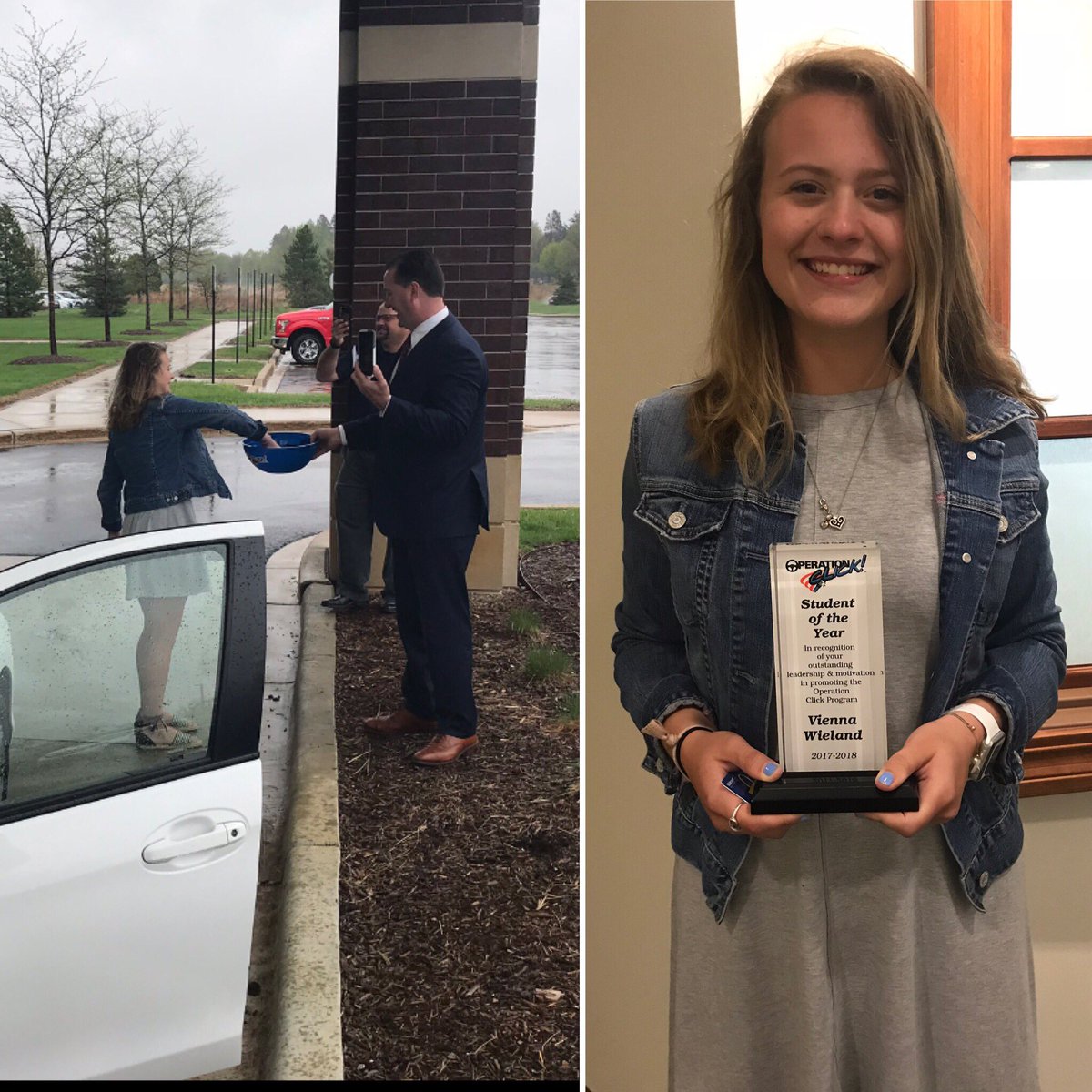 Arrowhead_DECA's tweet photo. Congrats to senior DECA member Vienna for winning Operation Click’s Student of the Year for awesome work. Proud of you!  #operationclick #brookfieldtoyota https://t.co/ou5h1h7VTg