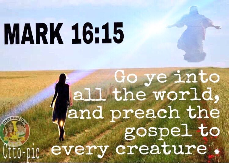 Nasasaad sa Bibliya👇🏻
Marcos 16:15 
At sinabi ni Jesus sa kanila,”Humayo kayo sa buong sanlibutan at ipangaral ninyo sa lahat ang Mabuting Balita. 

Hayaan ninyong mabahaginan namin kayo ng Salita ng Diyos.

Kalakip Ang OHT👇🏻
 #ALDUBStandingStrong 
<a href="/ofctrendsetter/">TEAM OAT ᴬᴰᴺ</a>