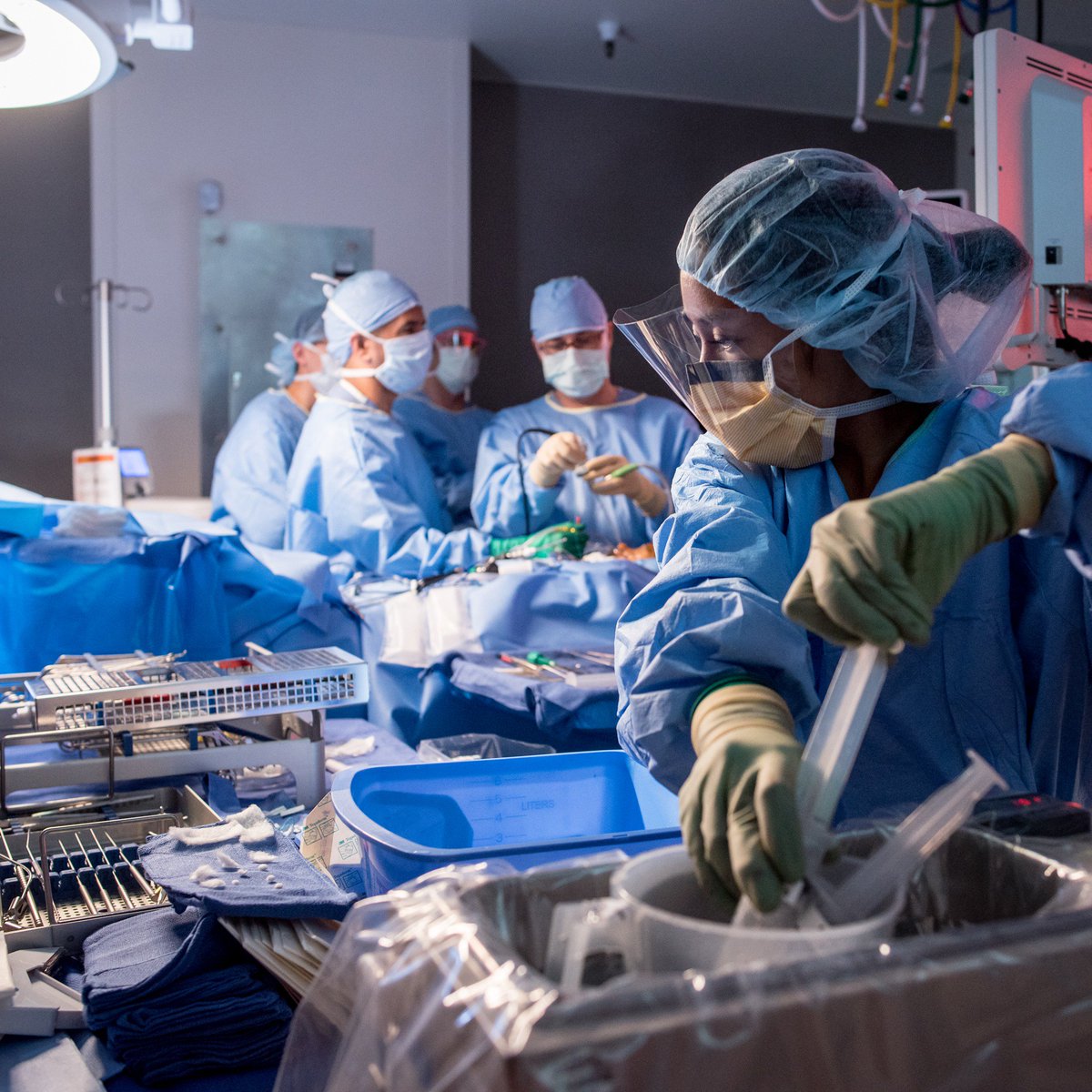 NeurosurgUCSF's tweet photo. Happy #NursesWeek! Incredibly grateful to our amazing team of nurses, who are indispensable to the work we do. They make all the difference in the care of our patients and their families. #teamwork #ucsfmedicalcenter https://t.co/0lS8LfiRmr
