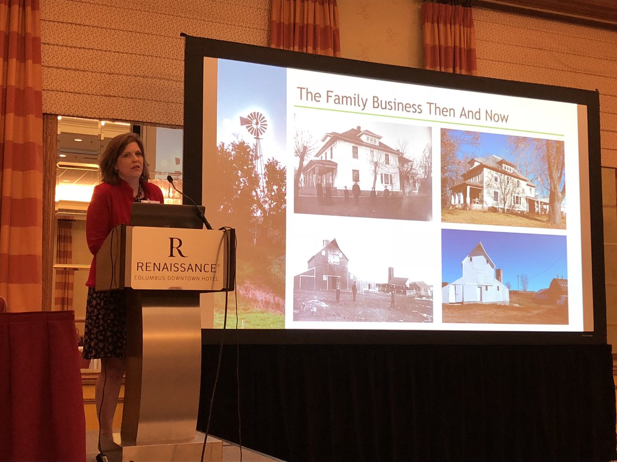 carrierd's tweet photo. It’s a family business- still on the same property, but how they farm is different. Still concerned with taking care of their land and their animals though. They want it to be successful and provide healthful products. #OAND2018 #ag #RDchat https://t.co/SP70NgB5ez