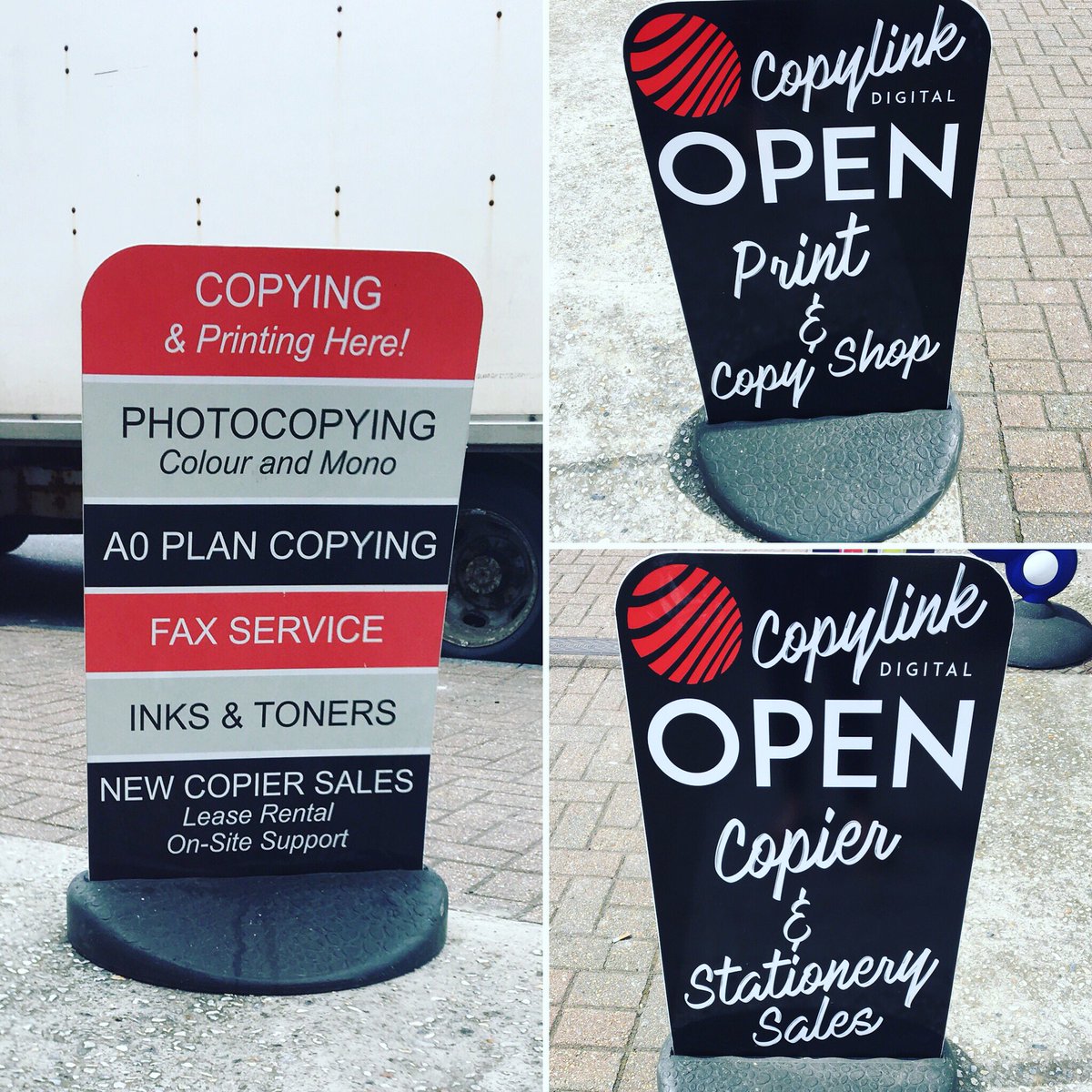 CopylinkLimited's tweet image. Our lovely new board outside the shop has been updated 👇🏼👇🏼 thank you BNC Signs #sign #signupdate #newsign
