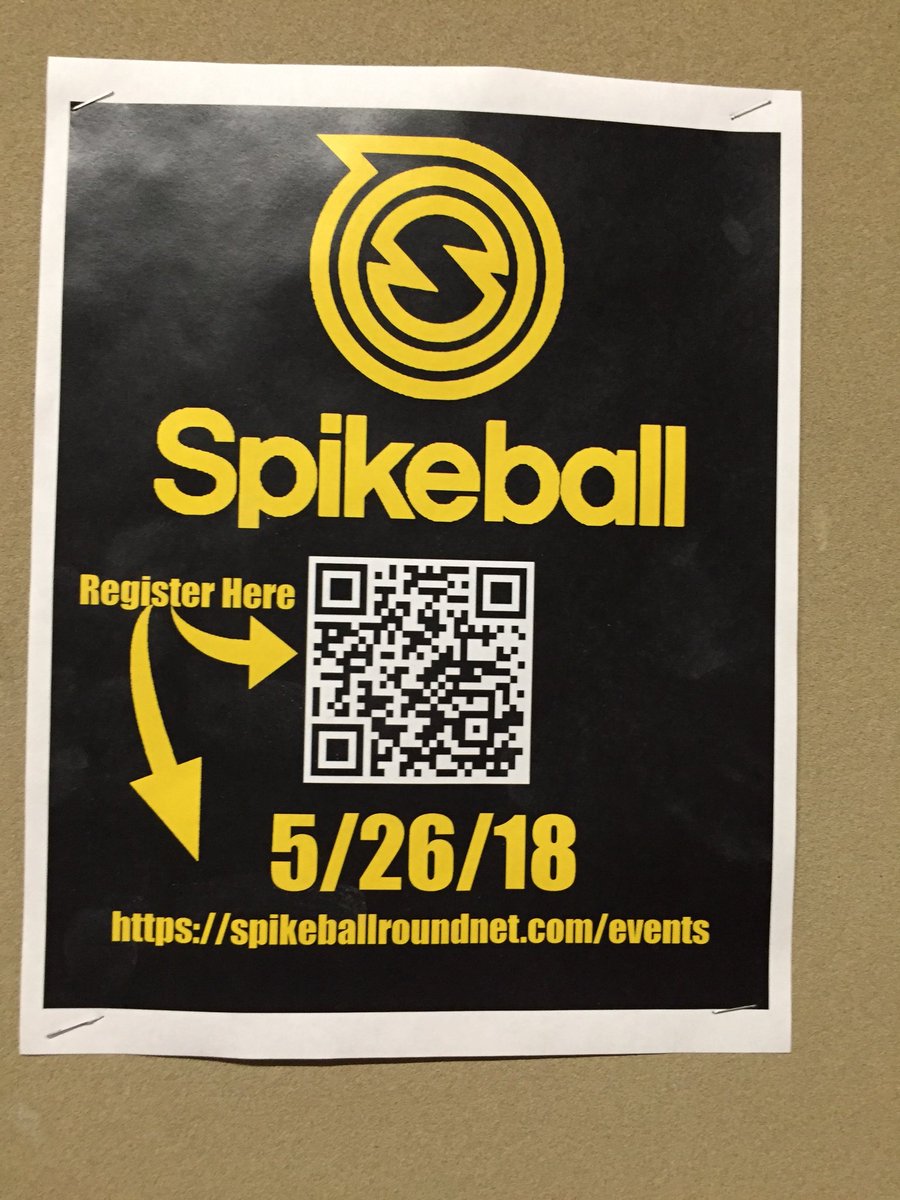 kwspikeball's tweet photo. Sign up for the tournament on May 26 at 10:00 A.M admission is a canned food item beginners more than welcome Derek Larsen is singing at our half time show https://t.co/b97BOZPOMN