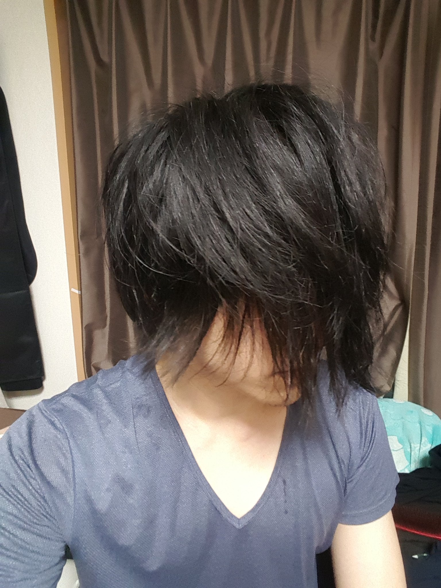 神灼爺 Kazunari Motoki على تويتر 半年くらい前から 髪切りに行くたびに美容師のお兄さんと相談して 前髪 残し気味にしましょうか を2 3回ほど繰り返した結果 前髪がアゴ先まで伸びてしまいました これはこれで 頭の後ろでちょんまげできるから楽ではある