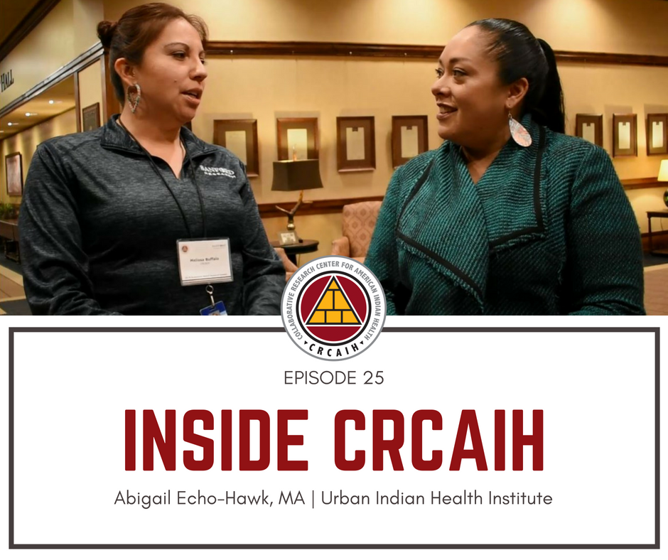 CRCAIH's tweet photo. Check out the latest #InsideCRCAIH featuring Abigail Echo-Hawk @TheUIHI 
https://t.co/lFXSSnaJHI https://t.co/36mtNcNBRB
