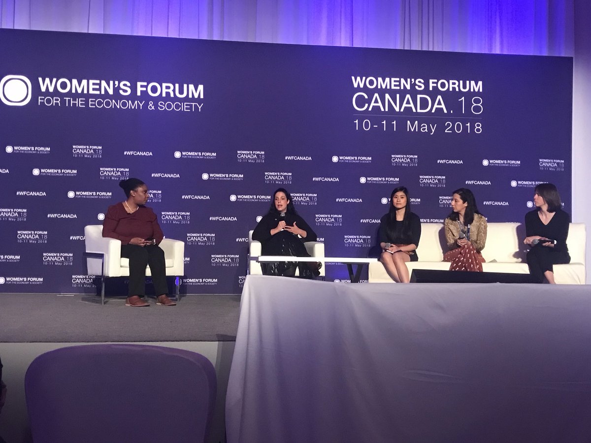 NPetrolito's tweet photo. #wfg7 Danielle Azoulay Chief Sustainability Officer L’Oreal USA speaking about being sustainability at the Women’s Forum @L’OrealPress_Can https://t.co/YquTfLl4OY