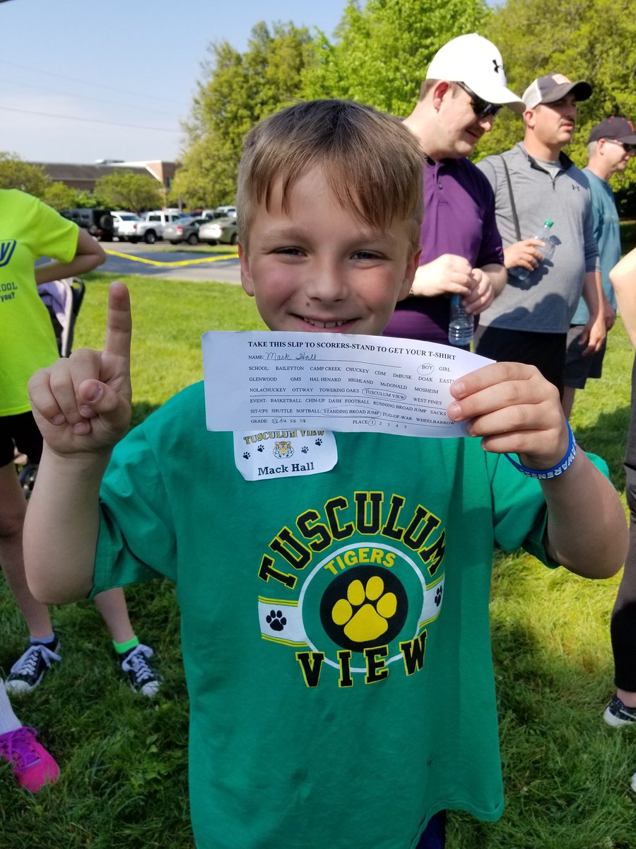 First Place Standing Broad Jump: Mack Hall!!! Way to go Tusculum View! 🏃‍♂️👟🥇🏆 <a href="/DeAnnaSMartin/">DeAnna Martin</a>