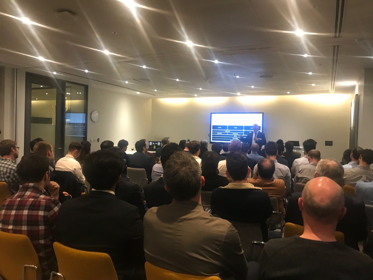 sweetbridgeemea's tweet photo. Thanks to all attending last night's #SweetMeet London! To @rob_knight from @Mattereum for informed talk on #smartcontracts and our CEO @JScottNelson on how Sweetbridge will transform the global economy. https://t.co/nhCq61nhTg