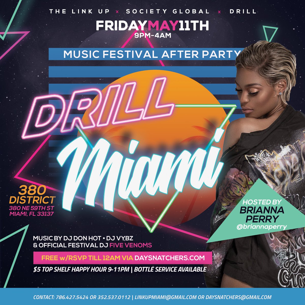 AltiDaGawd's tweet photo. π #MIAMI π΄ - TODAY!!!
The 2nd Annual #DRILLMiami βοΈπ©
#RollingLoud Day 1 After Party π€π½
@CubanDaSavage Bday Bash ππHosted By @BRiANNAtheYRB & @iHateJulian
RSVP at https://t.co/2B5son1Nvp
π Powered By:
@thelinkupp x @societyglobal x @itsthedrill https://t.co/jUA7h0EfJs