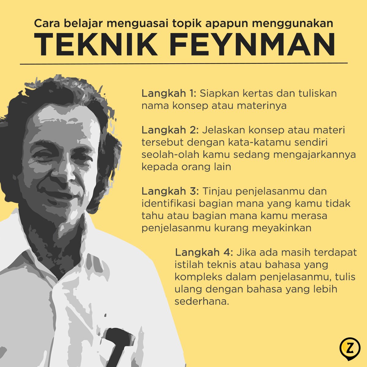 Zenius On Twitter Salah Satu Sumbangsihnya Dalam Bidang Pengajaran Adalah Teknik Feynman Cara Belajar Untuk Menguasai Konsep Apa Pun Kalau Kamu Ngerasa Belajarmu Belum Maksimal Coba Pake Teknik Ini Https T Co 7zknuzt3kz