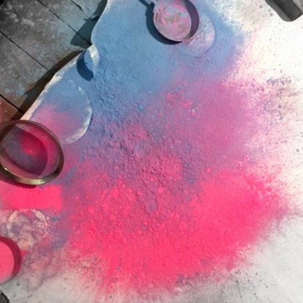 Equator_Design's tweet image. A behind the scenes look at how we came up with our creative, super colourful #May shots #CreatedByEquator #Powderpaints #Color #Colour #AgencyLife