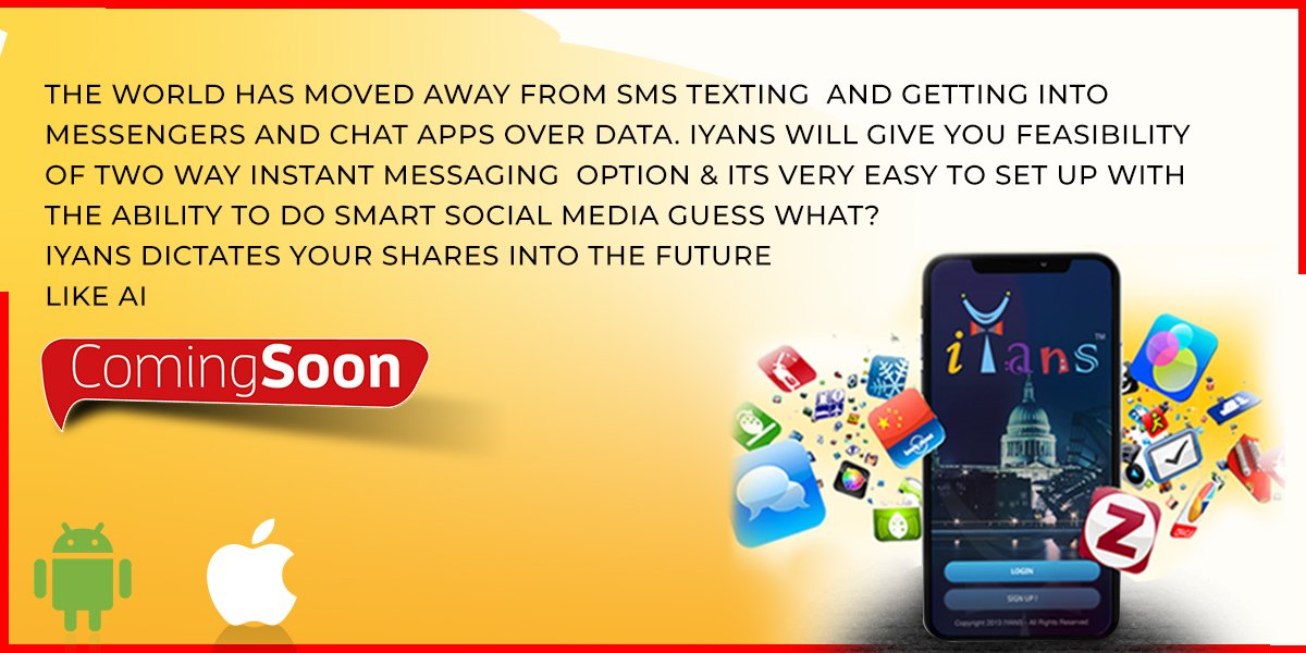 Iyansinc's tweet image. Keep in touch with your social circles with new generation #socialmediaapp #iYans. It&apos;s a perfect business tool for communicating with customers and suppliers as well as for collaborating with colleagues. youtu.be/A_OHxPbqrxQ.
#ios #Android #Apps #messenger #video