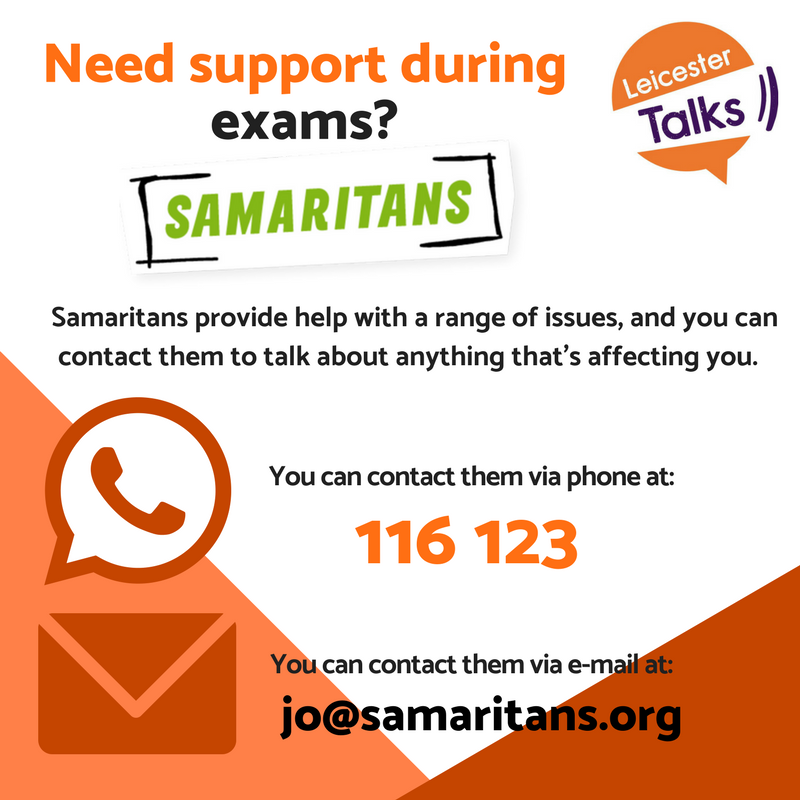 ulsuadvice's tweet photo. If you need a safe, confidential space to talk to someone during the exam period, then the Leicester Samaritans are only a call or e-mail away! More information regarding their services can be found below or at their website: https://t.co/F8zlTmEi3E 🧡 https://t.co/ir7pTPCgQS