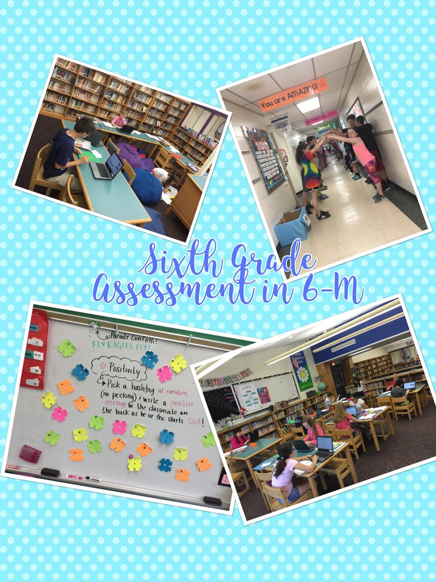 6-M is ready to showcase and celebrate their research skills through Sixth Grade Assessment! #SGA #peermotivation @CBGaymanES