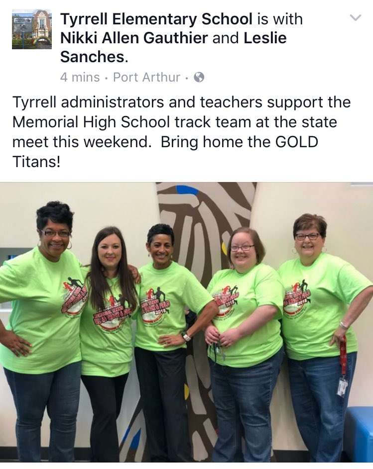 thatPAspeed's tweet photo. Excited about the shoutout from Tyrrell Elementary School!! #StateMeet  #UILState  #ATX  #LetsGoTitans  #409speed  #PAspeed https://t.co/3WcyV9cKiQ
