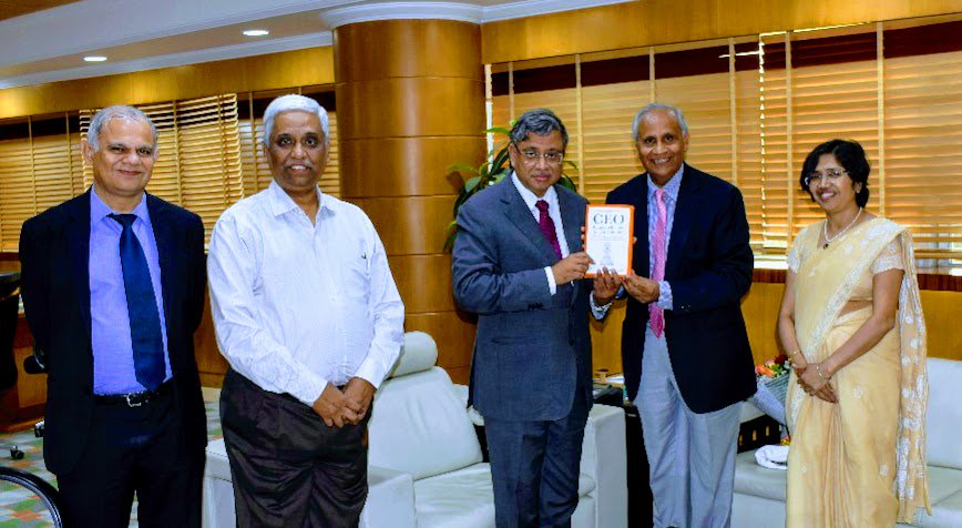 Managing Director & CEO - Bank of Baroda (@bankofbarodaceo) on Twitter photo It was a pleasure to have Dr. Anil Khandelwal <a href="/anugyaan/">Anil Khandelwal</a>  in our office today and receive a copy of his book CEO-Chess Master or Gardener? I trust that this book on strategic role of CEOs in designing a new future for their organisations will be an interesting & insightful read. It was a pleasure to have Dr. Anil Khandelwal <a href="/anugyaan/">Anil Khandelwal</a>  in our office today and receive a copy of his book CEO-Chess Master or Gardener? I trust that this book on strategic role of CEOs in designing a new future for their organisations will be an interesting & insightful read.