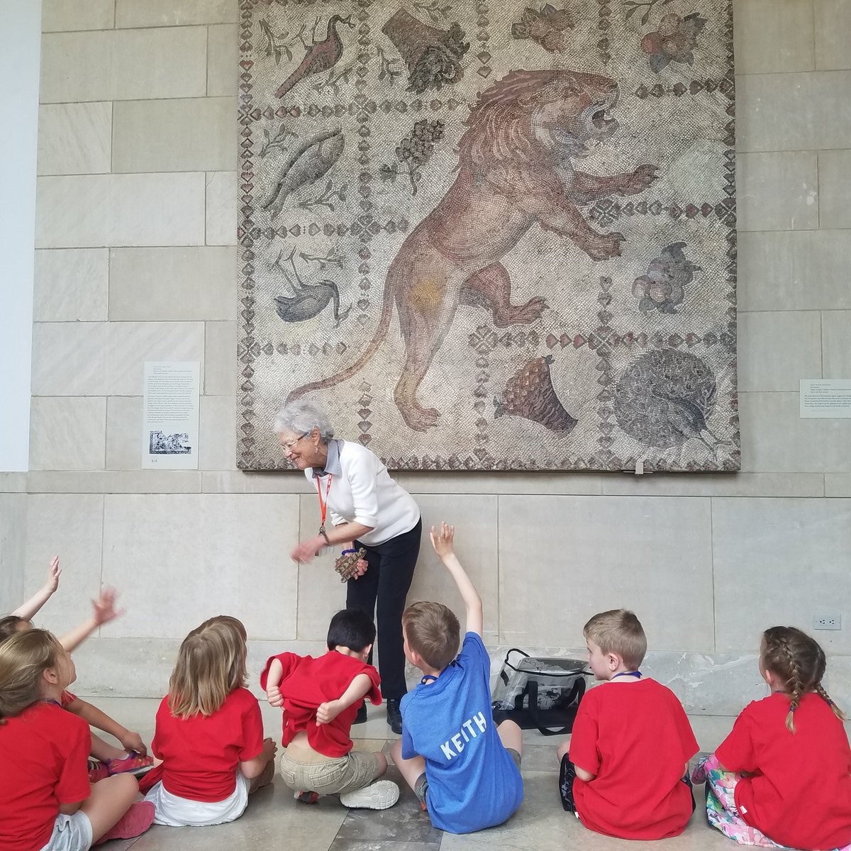 tcguth's tweet photo. It is the perfect day for our field trip to the BMA!Developing language and literacy through the arts. #DLLA #K #RFES #culminatingevent @missyfanshaw https://t.co/L47ceNlmrW