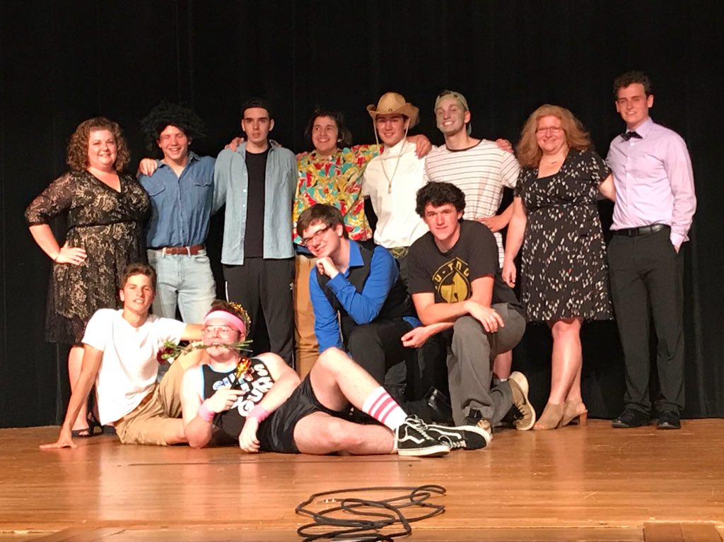 MrsDonatelli716's tweet photo. Thanks to these clowns for a night full of laughter. Congratulations to the new Mr. Twin Valley, Shane Stern, on a well deserved win! https://t.co/NwuMimnLpO