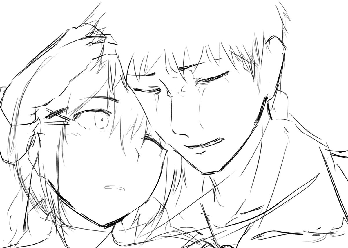 描き込む絵を思いついた時にやってるとその間に浮かんだ絵が脳内だけで霧散するからやり方変えるんだ。ラフメモラフメモ! 