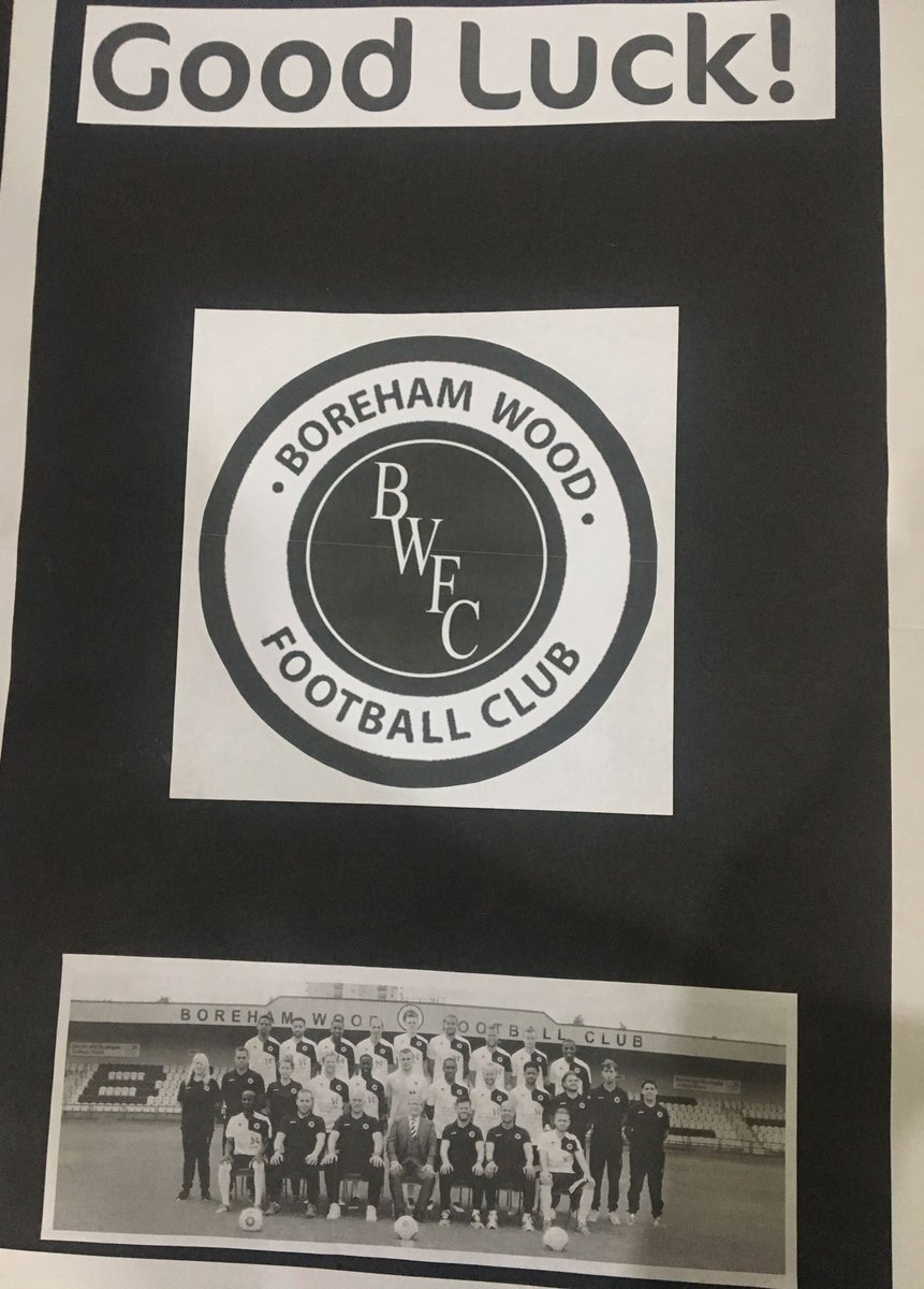BOREHAM_WOODFC's tweet photo. A massive, massive thank you to local Primary School Kenilworth, for making us this incredible Good Luck Booklet, filled with messages from their students 😍

Luke Garrard will be taking the booklet into the dressing room at Wembley for good luck 👏👏 https://t.co/UDZ0qFk3V9