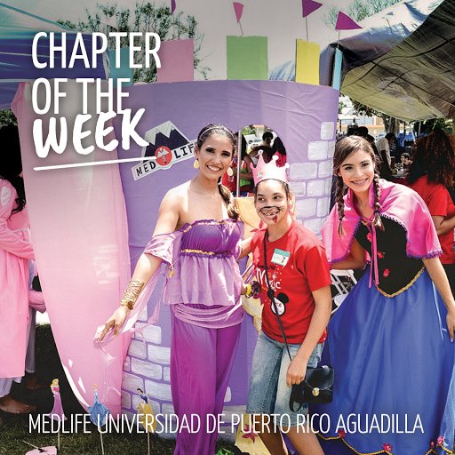 MEDLIFEmovement's tweet photo. A huge shout out to our MEDLIFE Universidad de Puerto Rico Aguadilla for being named #ChapterOfTheWeek! 👏
These amazing MEDLIFErs are always spreading the #MEDLIFEmission and built a castle for the Race 4 Kids: Inside the Magic event.
#MEDLIFEmovement https://t.co/RrAVlJxw12