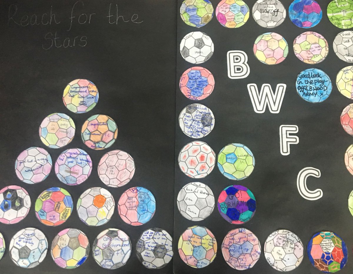 BOREHAM_WOODFC's tweet photo. A massive, massive thank you to local Primary School Kenilworth, for making us this incredible Good Luck Booklet, filled with messages from their students 😍

Luke Garrard will be taking the booklet into the dressing room at Wembley for good luck 👏👏 https://t.co/UDZ0qFk3V9