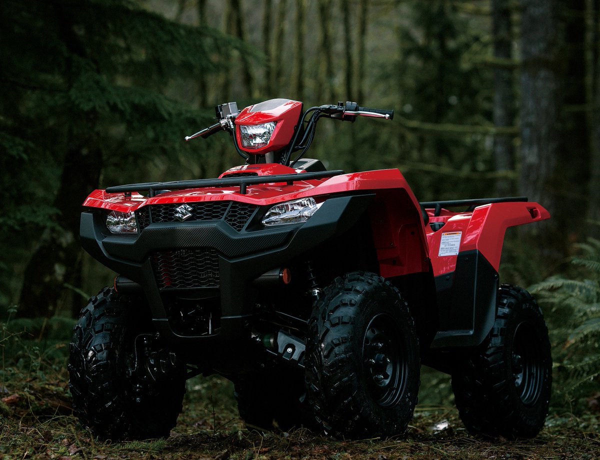 SuzukiATVsUK's tweet photo. New handlebar headlight, new LED taillight, strengthened chassis, increased towing capacity, engine updates to improve performance....just a few reasons why the new #KingQuad models really are the #KingOfQuads....
#SuzukiATV #Suzuki #New #AllTerrainVehicle https://t.co/9ulBZWjjUC