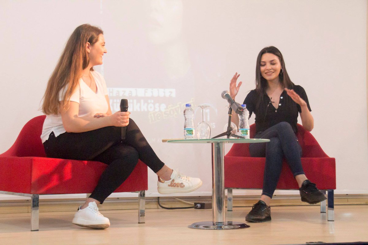 girneamerican's tweet photo. Thanks a lot to 🎈 Hazal Filiz Küçükköse :) 
#girneamerican #GAUspringfest18 https://t.co/1H6jfBQSGo