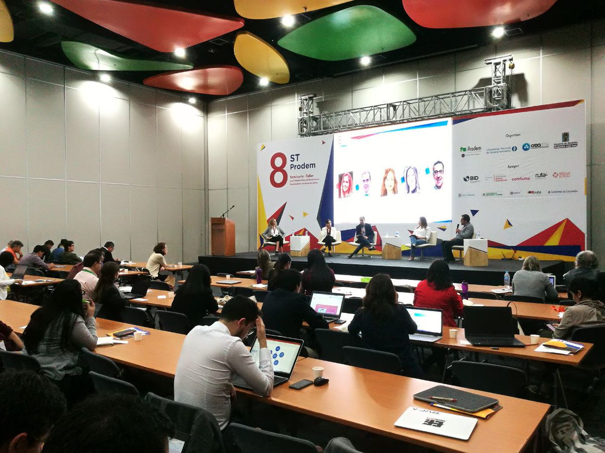 InnpulsaCol's tweet photo. Inicia el panel de novedades políticas de emprendimiento en América Latina, con la participación de @garavito_jc, Gerente General de @InnpulsaCol #8STProdem2018 https://t.co/0WkN44WK9N